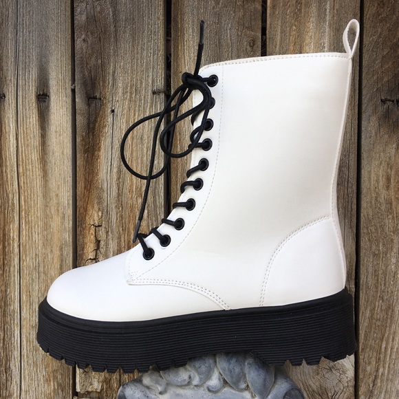 wild diva combat boots